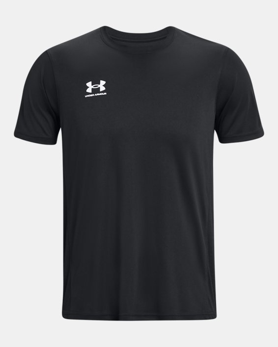 Men's UA Challenger Training Short Sleeve in Black image number 4